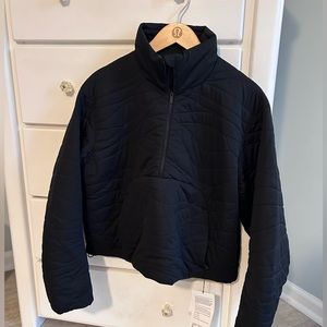 NWT lululemon Dynamic Movement half-zip Pullover in BLK Sz 6